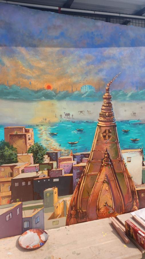 Banaras Gully House 500 Ft From The Ghats Benares Buitenkant foto